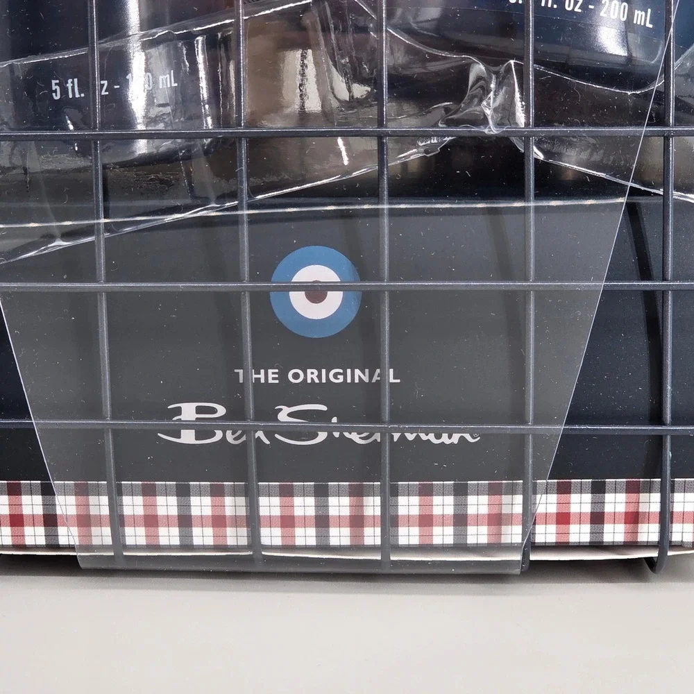 Ben Sherman Body Care Gift Set Men OS 5 Piece Grooming Kit Basket New‎ Self Care